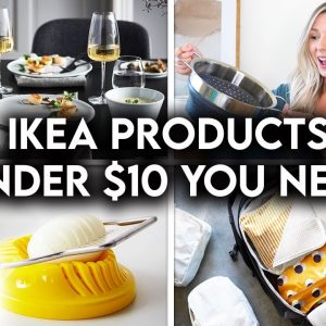 10 IKEA HOUSEHOLD MUST HAVES UNDER $10 | NEW PRODUCTS + ORGANIZATION