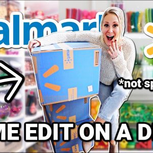 I bought the ENTIRE Home Edit line from Walmart! (shocking results!)