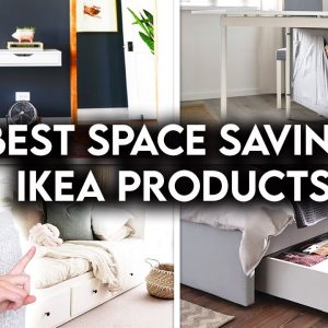 10 BEST IKEA PRODUCTS FOR SMALL SPACES | SPACE SAVING IDEAS