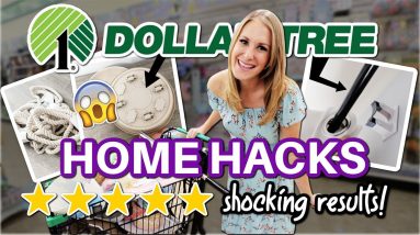 RUN! 🏃‍♀️12 surprising hacks you didn't know you needed from Dollar Tree! 😱 (RENTER FRIENDLY!)