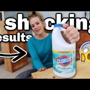 Modernize OUTDATED furniture NOW with $1 bleach ðŸ¤© (my secret!)