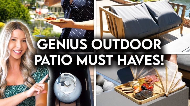 CLEVER OUTDOOR PATIO MUST HAVES | BACKYARD IDEAS + HOSTING TIPS